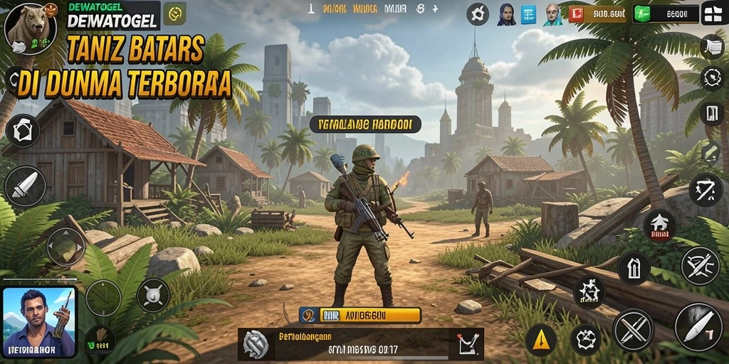 Tampilan gameplay DEWATOGEL yang memukau di dunia terbuka