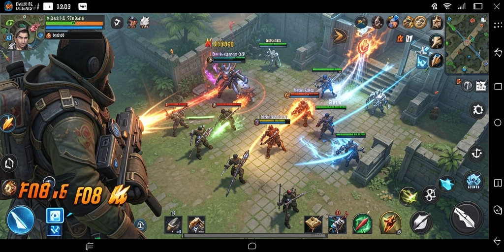 Screenshot gameplay FO8 menunjukkan aksi intens dan strategi mendalam.