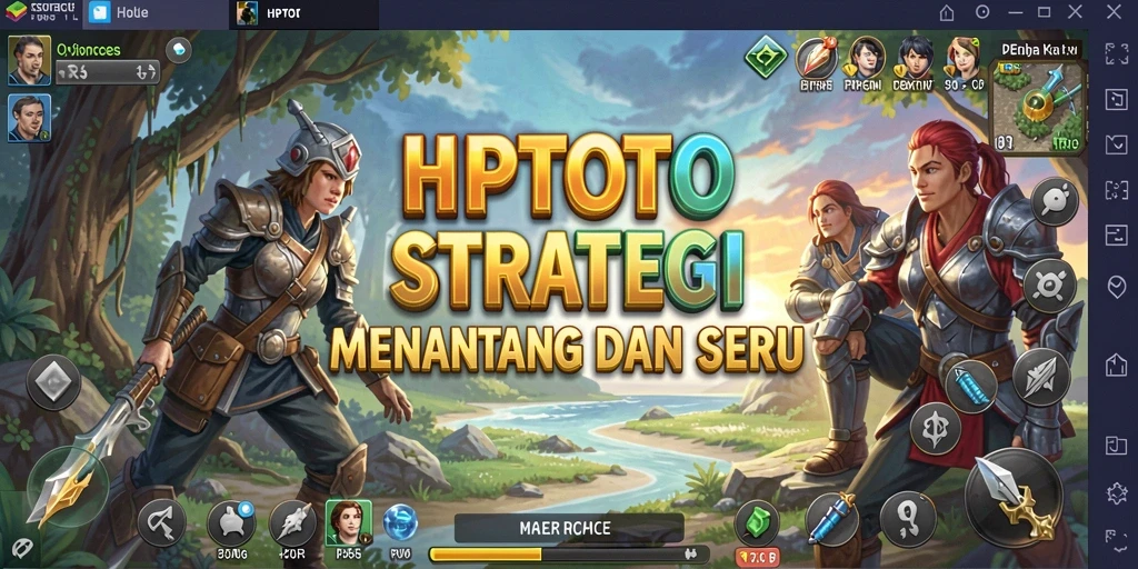 Tampilan gameplay HPTOTO yang mendebarkan dalam pertarungan strategi.