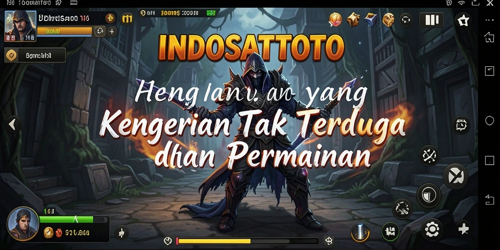 Tampilan gameplay horor yang mencekam dan menegangkan.
