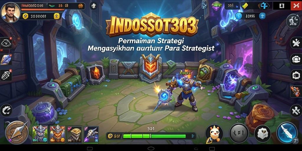 Tangkapan layar gameplay INDOSLOT303 yang menunjukkan aksi strategi seru.