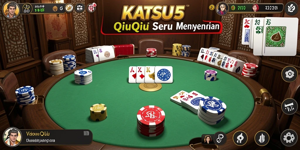 Tampilan gameplay seru dalam KATSU5 yang penuh tantangan.
