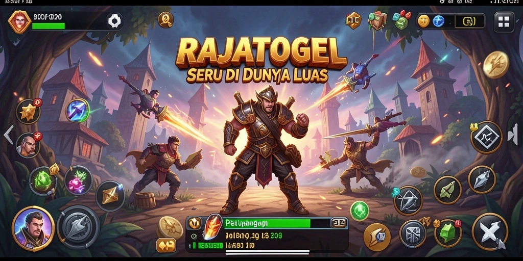 Tampilan gameplay RAJATOGEL menampilkan petualangan seru dan eksplorasi yang tak terbatas.