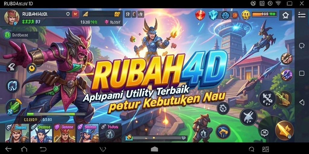 Tampilan antarmuka RUBAH4D yang intuitif dan menarik.