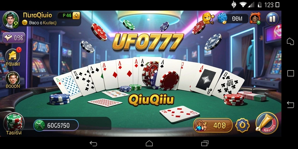 Tampilan gameplay menegangkan dari UFO777 yang menggugah semangat.